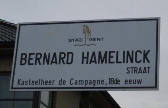 Hamelinckstraat Naambord